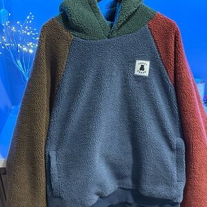 Teddy Fresh Color Block, Sherpa Hoodie